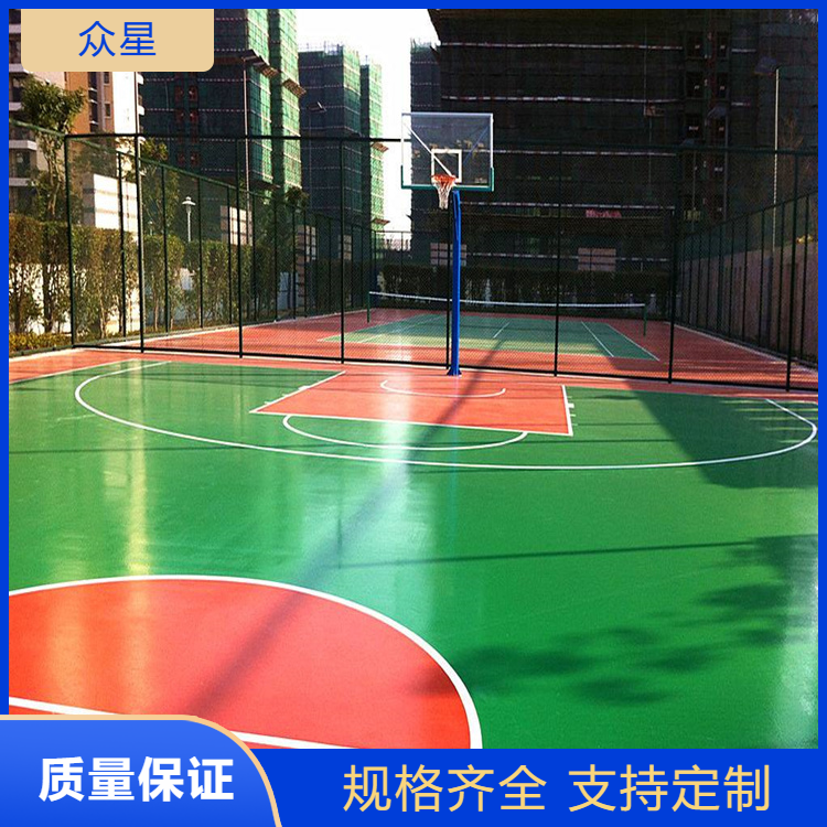 重庆市塑胶篮球场塑胶篮球场 - 厂家
